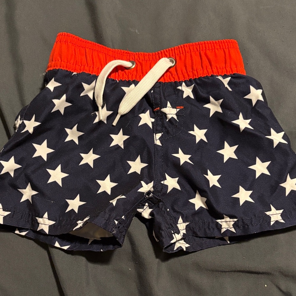 Starting Out Red and Navy Star Shorts